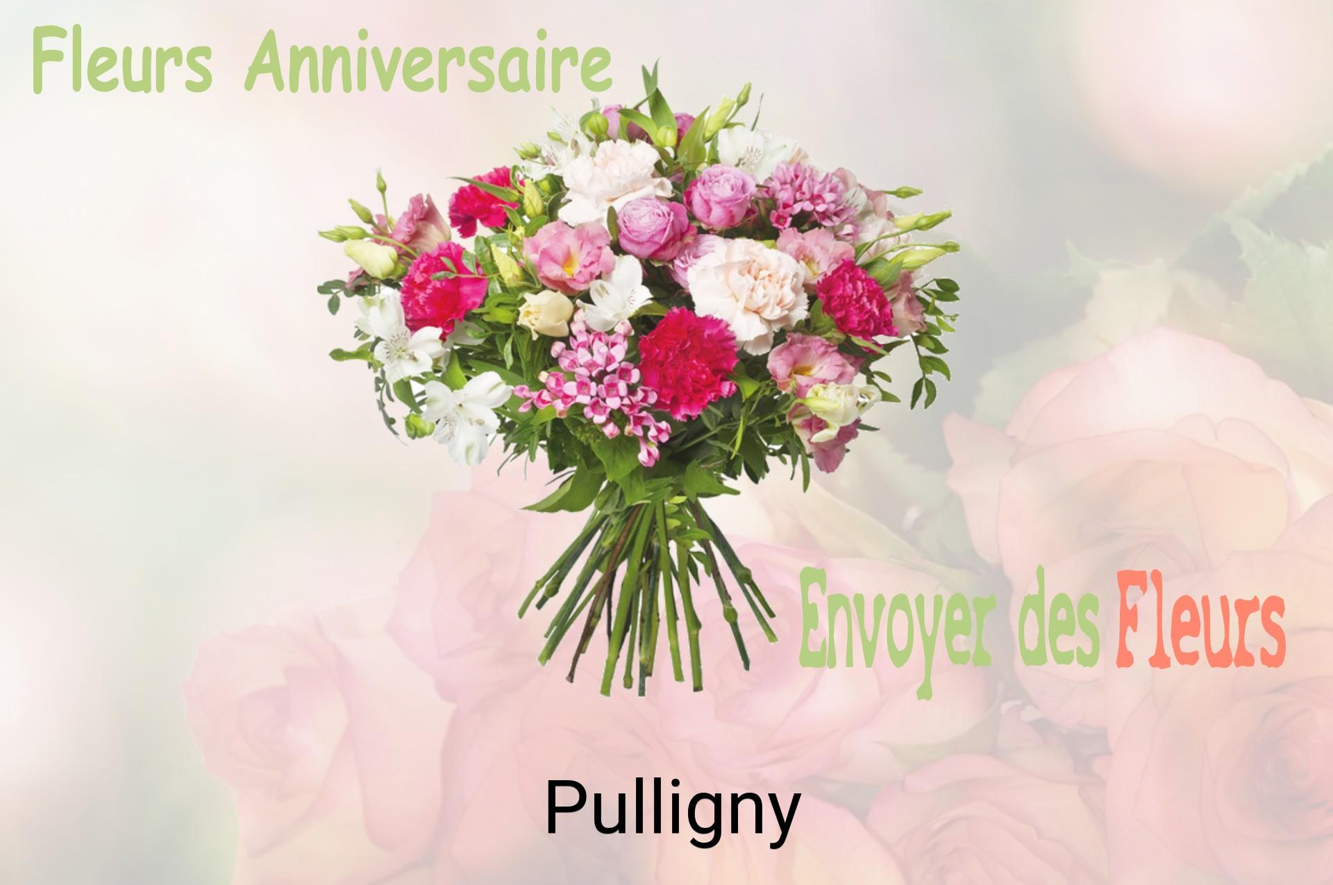 Bouquet de fleurs d’anniversaire livré à Pulligny